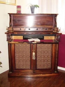 Early 19C British Rosewood Secretaire 2