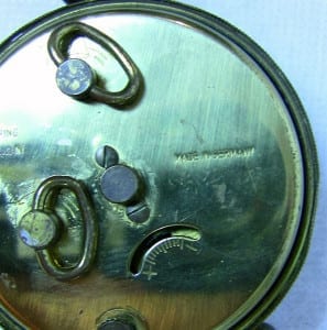 Early 20C German Miniature Clock Rear
