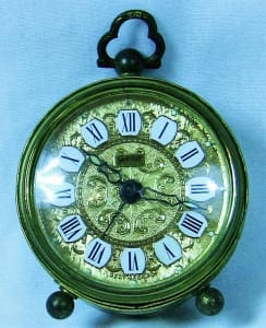 Early 20C - Miniature German Clock