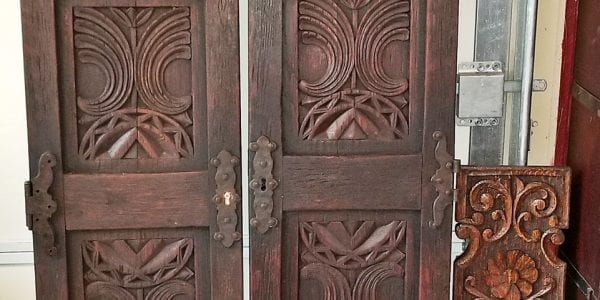 Pair Of 17c English Oak Cabinet Doors Rockwell Antiques Dallas Pair Of 17c English Oak Cabinet Doors
