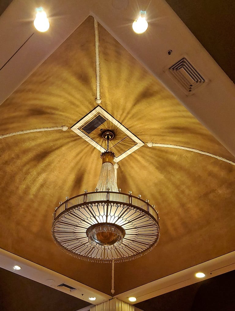 Monumental Mid Century Art Deco Style Ballroom Chandeliers