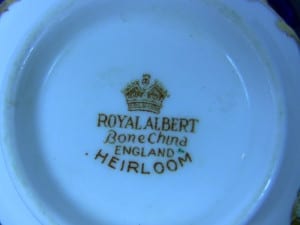 British Porcelain - Royal Albert Marks