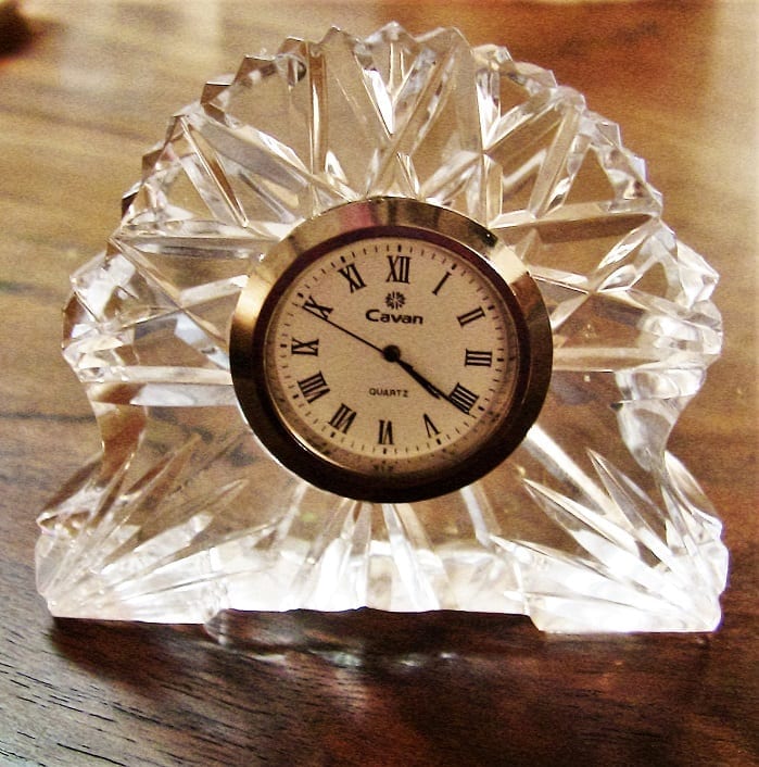 Cavan Crystal Mini-mantel clock (2)