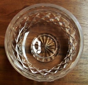 Waterford Crystal Footed Bowl - Comeragh Pattern (3)