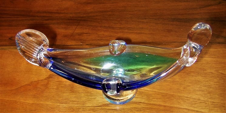 Murano Art Glass Gondola Dish (2)