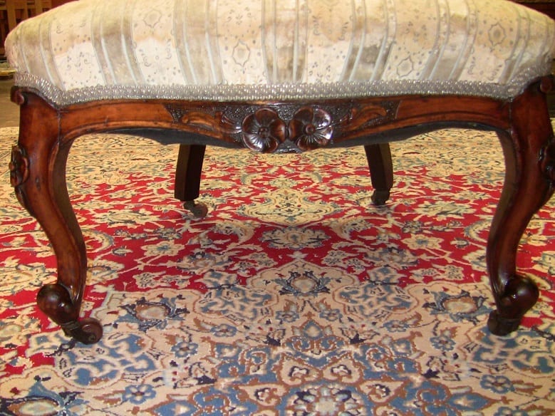 Early 19C French Louis XVI Walnut Boudoir/Bedroom Chair
