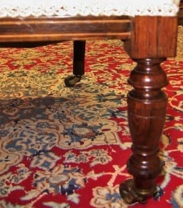 Early 20C British Edwardian Rosewood & Marquetry Library Chair