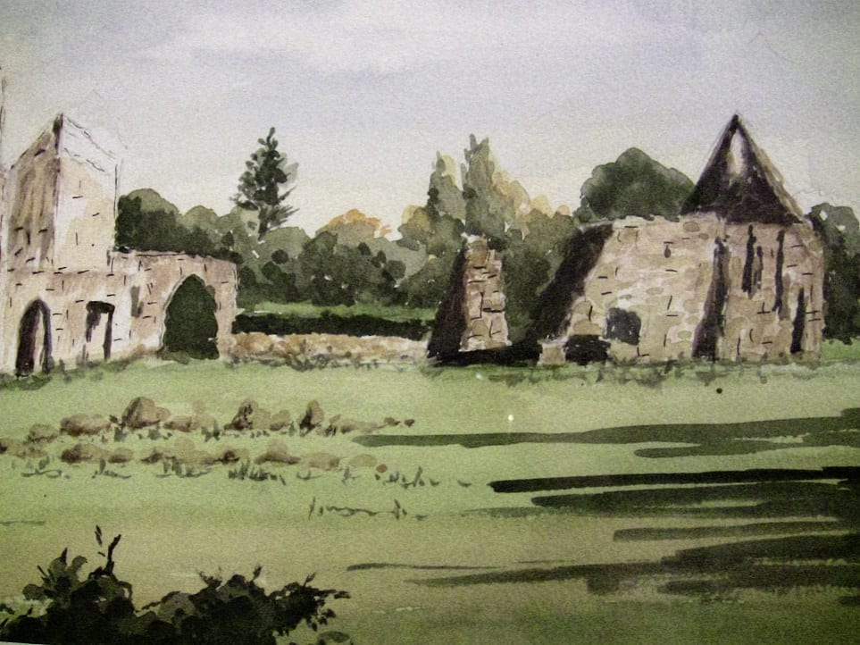 Monastic Ruins by McLaughlin