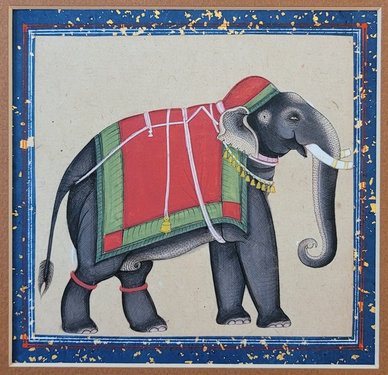 hindu elephant art